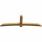 Ekena Millwork Bellingham Rough Sawn Timber Gable Bracket, Western Red Cedar, 108"W x 36"H x 4"D x 6"F, 8/12 Pitch GBW108X36X0406BEL00RWR - alternate 3